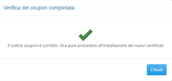 verifica-ok-per-codice-coupon